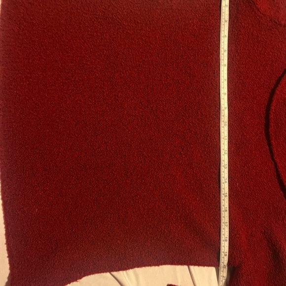 Eileen Fisher Rich Red Cowl Neck Sweater - Picture 4 of 5